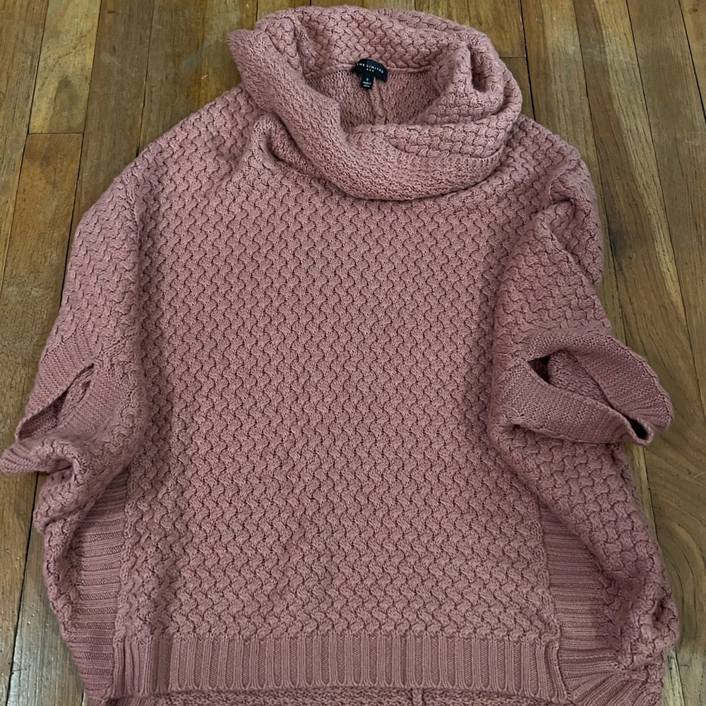 The Limited cowl neck sweater poncho